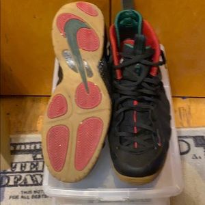 Nike foamposite with shoe case